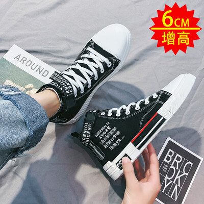 

Mens Shoes in Autumn Fashion High-top Canvas Board Shoes Leisure Shoes in Summer Gao Bang&Korea Edition