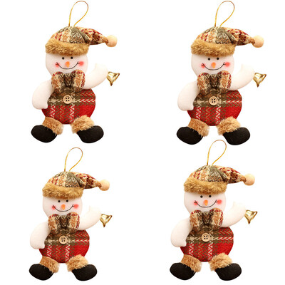 

〖Follure〗Christmas Ornaments Gift Santa Claus Snowman Reindeer Toy Doll Hang Decorations