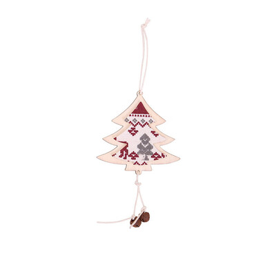 

Christmas Tree Decoration Wooden Creative Ornament Pendants Indoor Wardrobe Door