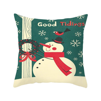 

Tailored Merry Christmas Soft Peach skin Throw Pillow Pillow Cover 45x45cm Home Decor