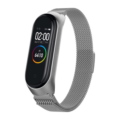 

〖Follure〗Milanese Magnetic Stainless Steel Watch Band Strap For Xiaomi Mi Band 4 Bracelet