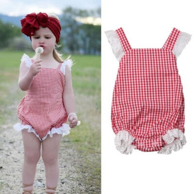

Casual Toddler Baby Girl Lace Bodysuit Romper Jumpsuit Outfit Clothes 0-24M