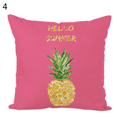 

Cartoon Pineapple Throw Pillow Case Cushion Cover Sofa Bed Car Home Office Decor