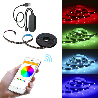 

LED 5050RGB Wifi Smart Strip Lights Work With App & Alexa Assistant