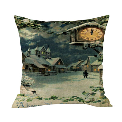 

〖Follure〗Merry Christmas Cushion Cover Square Pillow Case Home Decor