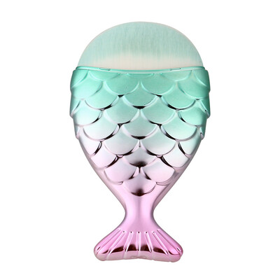 

〖Follure〗Fish Scale Makeup Brush Fishtail Bottom Brush Powder Blush Makeup Cosmetic Brush