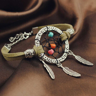 

Dream Catcher Bracelet Mini Handmade Material Net