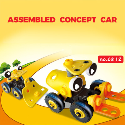 

Tailored Children DIY Assembly Puzzle Screw Truck Education Toy Gift 1PCS