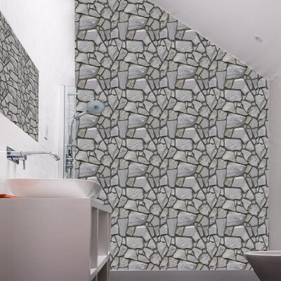 

〖Follure〗Explosion Models 3D Stereo Tile Stickers Anti-Collision Stickers PVC Wall Sticke