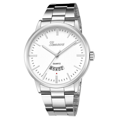 

Gobestart Mens Stainless Steel Quartz Analog Date Wrist Watch Sport Watches Gifts
