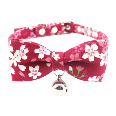 

Princess Bow Pet Collar Lucky Cat Bell Cute Teddy Dog Collar