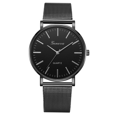 

〖Follure〗Fashion Casual Unobtrusive Simple Single Business Net With Strap Mens Watch
