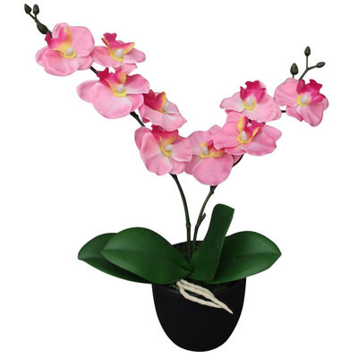 

Artificial Orchid Plant with Pot 118" Pink