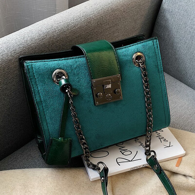 

French minority small bag women 2019 autumn new simple frosted shoulder bag fresh ladies messenger bag