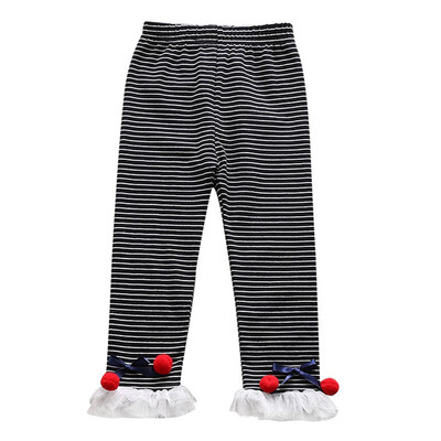 

Baby Leggings Girl Cotton Knitted Baby Pants Skinny Baby Girl Leggings Ankle-length Striped Warmer Kids Pants Spring Autumn