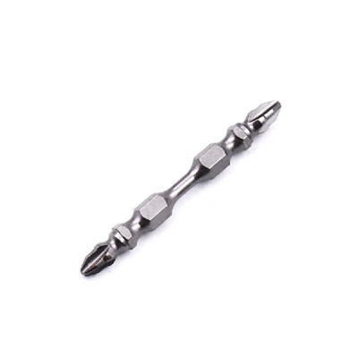 

Double cross-clip cross wind head anti-slip magnetic magnetic strong mouth electric screwdriver 65mm cross bit Batch C set