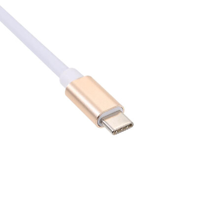 

USB 31 Type-C to USB 30 HD Type-C HUB USB-C 3-in-1 Adapter Dongle Dock Cable for Macbook Pro Dell XPS 13