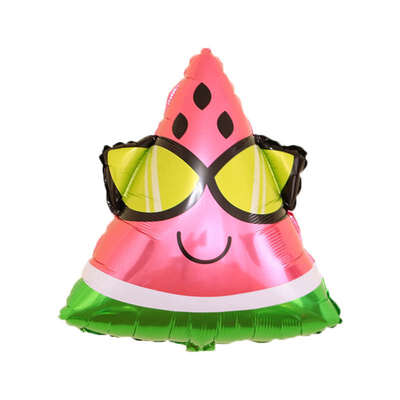 

1pcs Watermelon Pineapple Ice-cream Fruit Shapes Foil Balloon Summer Birthday Party Supplies Balloons