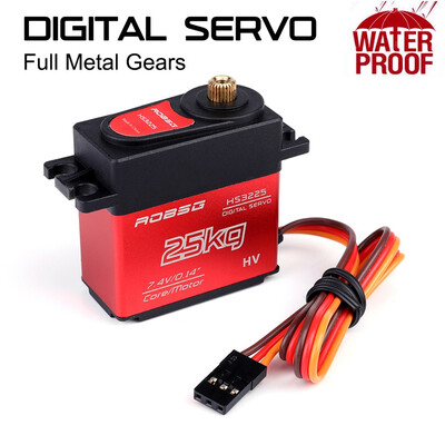 

Gobestart HS3225 180 Degree Digital RC Servo 25KG Torque Waterproof Metal RC Servo Motor