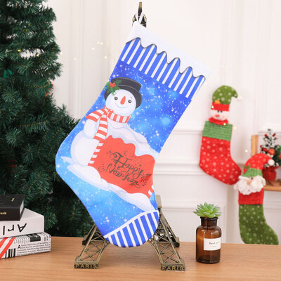 

〖Follure〗Merry Christmas Plush Tree Hanging Gift Candy Large Socks Decoration