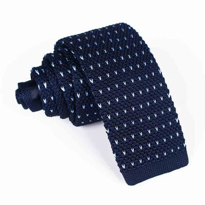 

Mens Knit Tie Japanese Polyester Flat Tie Hong Kong Style Casual Fashion Narrow Tie Unisex