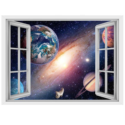 

PVC Waterproof Beach Gull Balloon 3D Creative Window Wall Sticker Decals