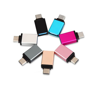 

STONEGO USB C To USB A OTG Adapter Aluminum USB 31 Type C Male To USB-A Female Connector for Smartphones Tablet Laptop