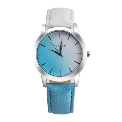 

Fashion Contrast Color Lovely Watch Sweet Simple Girl Quartz Wrist Watch
