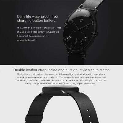 

Xiaomi Mijia SYB01 3ATM Waterproof Dual Dial Bluetooth Sensor Quartz Watch