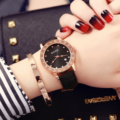 

Tide section steel belt watch ladies blue star waterproof quartz watch womens watch