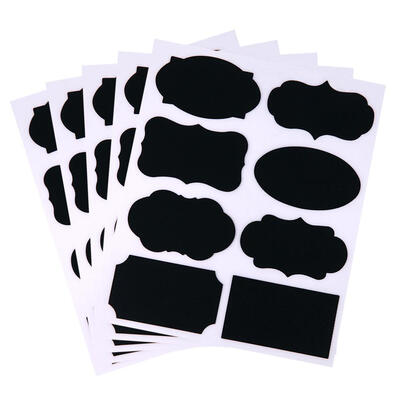 

5set40pcs Blackboard Sticker Craft Kitchen Jar Organizer Chalkboard Labels
