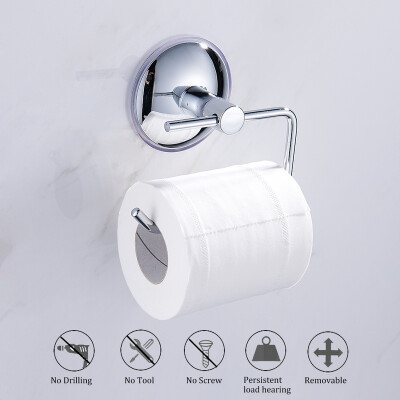 

Toilet paper Holder Heavy Duty Suction Wall Mount Toilet Tissue Paper Holder Bathroom Paper Roll Holder 304 Stainless Steel