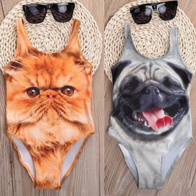 

Cute Animal Girls Kids One-piece Swimming Swimwear Bathing Suit Swimsuit Costume