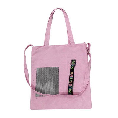 

Women Large Capacity Totes Patchwork Canvas Handbags Basic Female Causal Crossbody Bag Reusble Shopping Bags Shoulder Bags