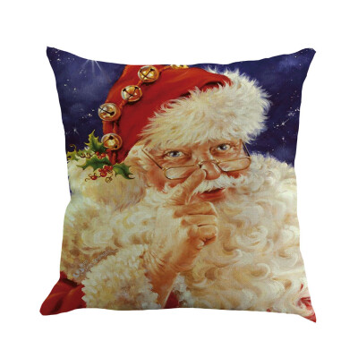 

Siaonvr Christmas Pillow Cover Pillowcases Decorative Sofa Cushion Cover 45x45cm