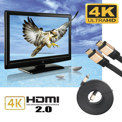 

Ultra High Speed HDMI V20 HDTV LED LCD PS4 2160P 4K BLURAY 18Gbps Cable