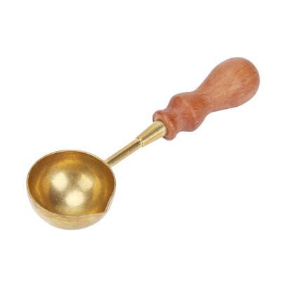 

Retro Fire Wax Seal Stamp Metal Wax Stick Wood Handle Sealing Wax Spoon
