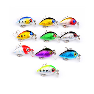

10 PCS Mini Fishing Lures 10 Colors Fishing Bait 26CM 16G Fishing Tackle 10 High Carbon Steel Treble Hook