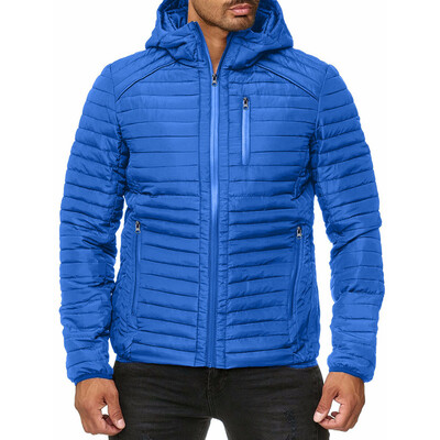 

Toponeto Mens Winter Zipper Hoodie Warm Down Jacket Packable Light Top Quality Coat