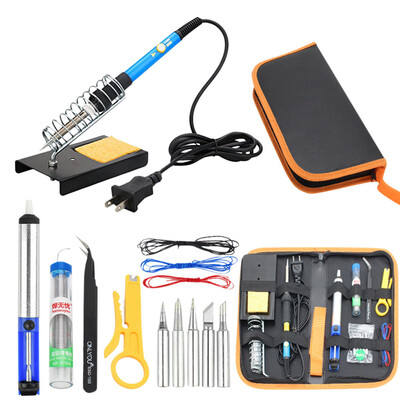 

〖Follure〗Soldering Iron Kit Electronics Adjustable Temperature Welding Tool Soldering Set
