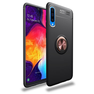 

Magnetic Case Samsung Galaxy A50 Soft Stand Cover Samsung A50 SM-A505FNDS SM-A505FMDS Ring Holder Case