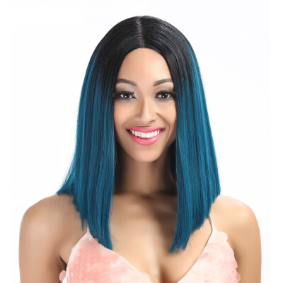 

Noble Hair Synthetic Lace Front Wig Straight Hair 14 Inch Lace Wigs Ombre Hair Synthetic Lace Front Wig