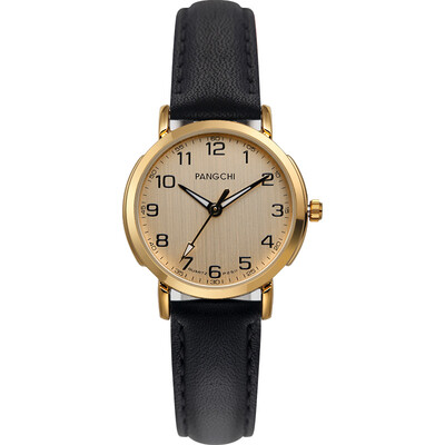 

Pengzhi belt old man watch female expression couple watch middle&old age watch men quartz watch woman waterproof big numbe