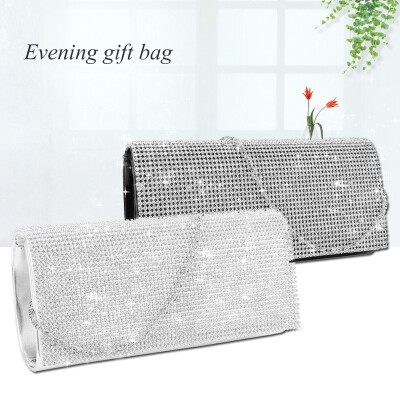 

Women New Fashion Crystal Diamante Rhinestones Ladies Party Evening Clutch Bag