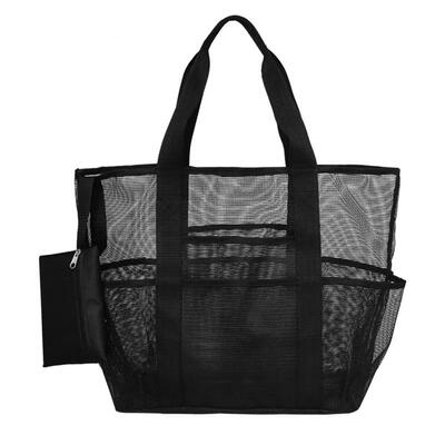 

Greensen Large Beach Divers Watersports Net Bag Toy Tote Bag with Multiple Pockets