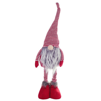 

Tailored Christmas Dolls Xmas New Year Diy Striped Faceless Toy Santa Claus Decorations