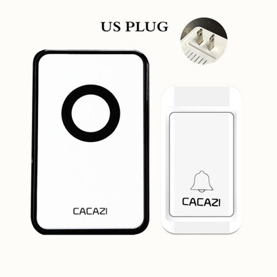 

38 Tunes Wireless Cordless Doorbell Remote Control Self Generating Electricity Door Bell No Need Battery Waterproof