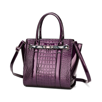 

Spot new womens bag fashion patent leather ladies handbag shoulder bag diagonal bag