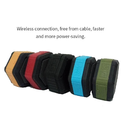 

Outdoor Wireless Mini BT Speaker Portable Dustproof Shockproof Waterproof Stereo-speaker