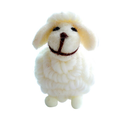 

Gobestart Wool Colorful Lamb Home Ornaments Christmas Accessories Christmas Tree Decor